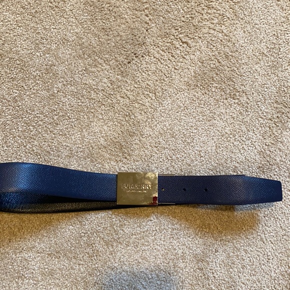 Burberry | Accessories | Burberry Reversible Plaque Belt | Poshmark